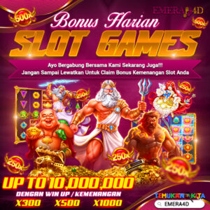 Tutorial Klaim Bonus Kemenangan Harian Slot Games EMERA4D