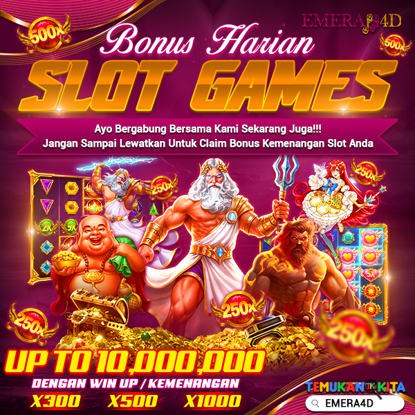 Tutorial Klaim Bonus Kemenangan Harian Slot Games EMERA4D