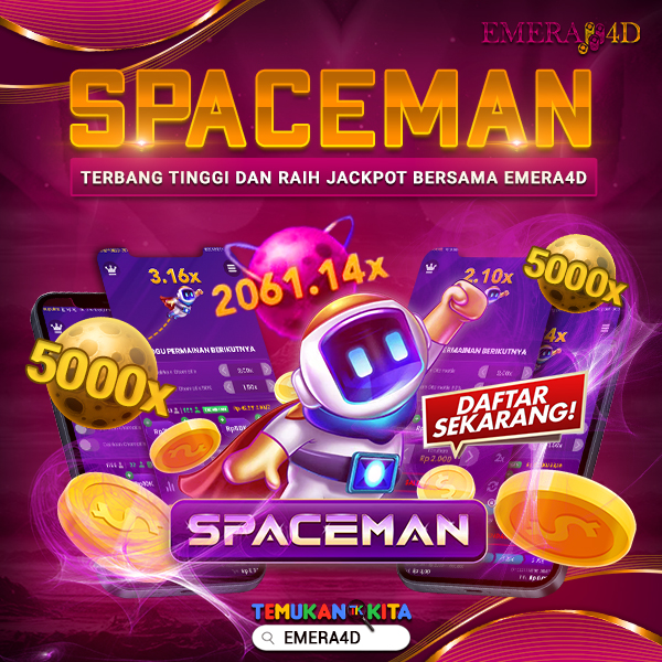 Spaceman: Terbang Tinggi dan Raih Jackpot Bersama Emera4D 🚀