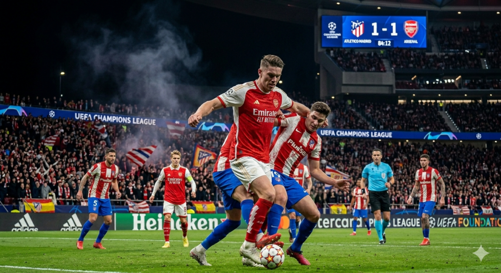 Atletico Madrid vs Arsenal di UCL, Duel Ketat Berujung Imbang